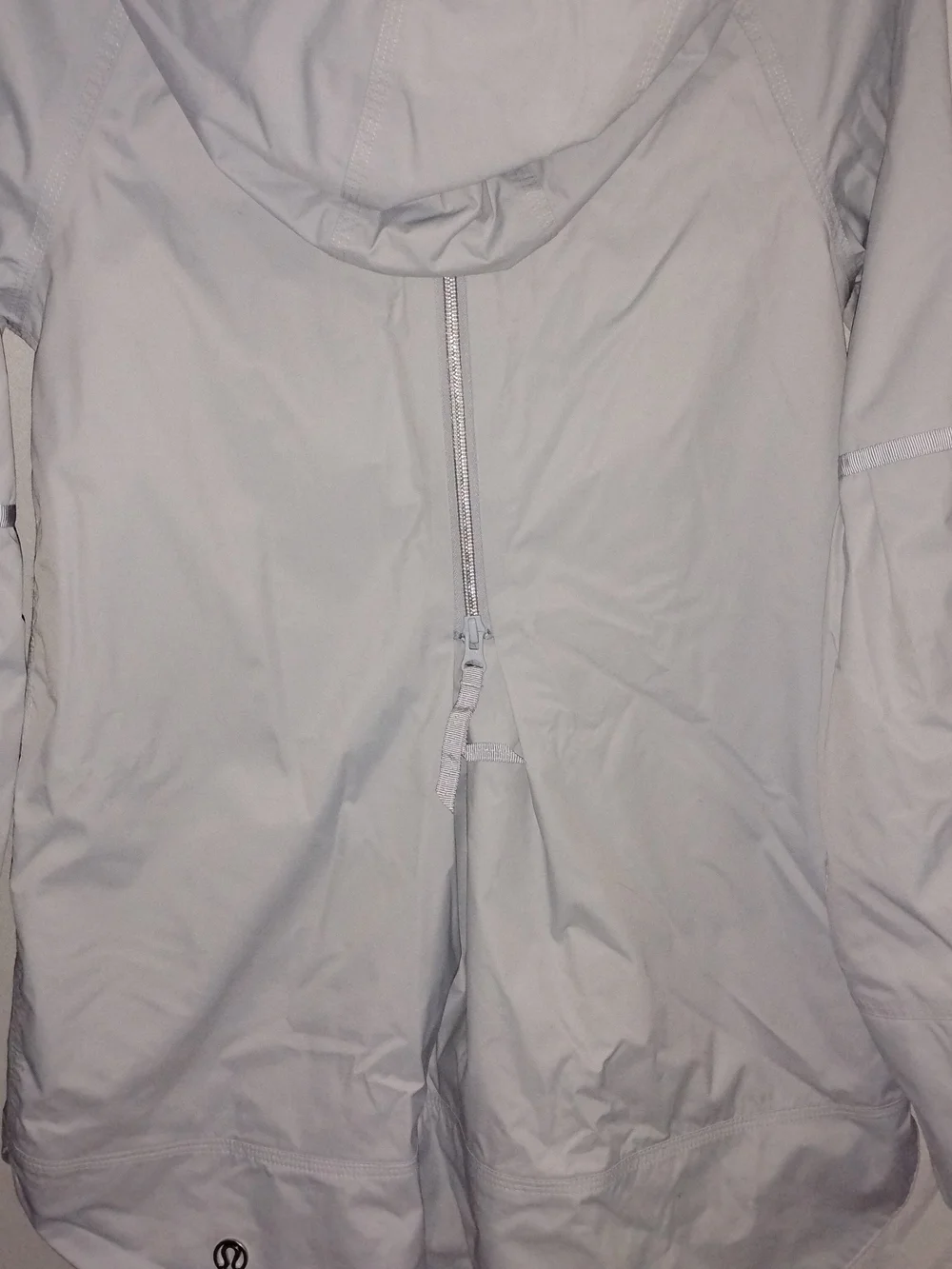 lululemon athletica Light Gray Hooded Zip Utility Jacket
